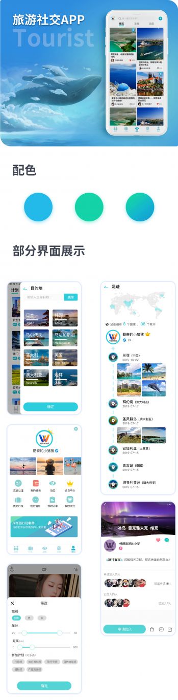 旅游社交app