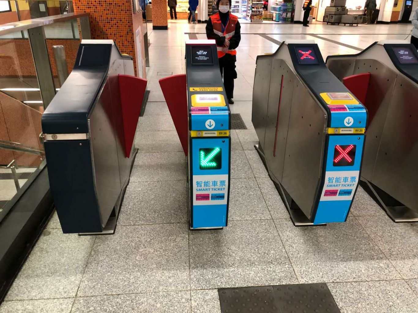香港地铁沙中线自动检票机软件集成