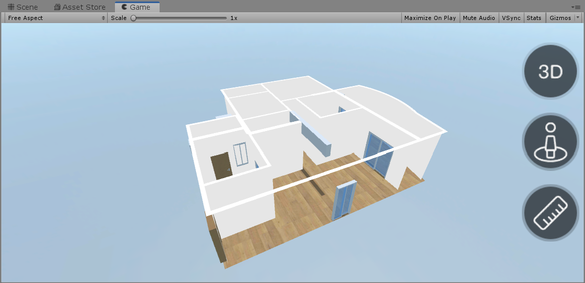 U3D绘制房屋模型