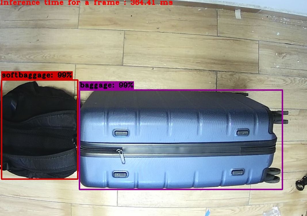 行李箱的检测并进行规格判别
