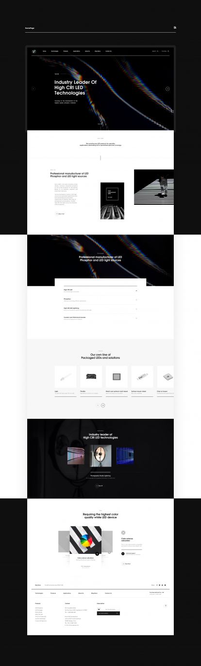 几个官方网站的UI设计和开发