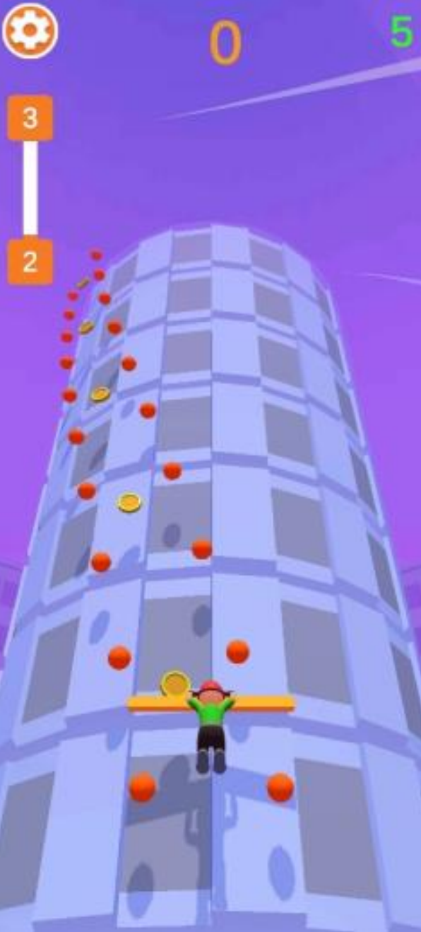 Unity小游戏：攀登高楼