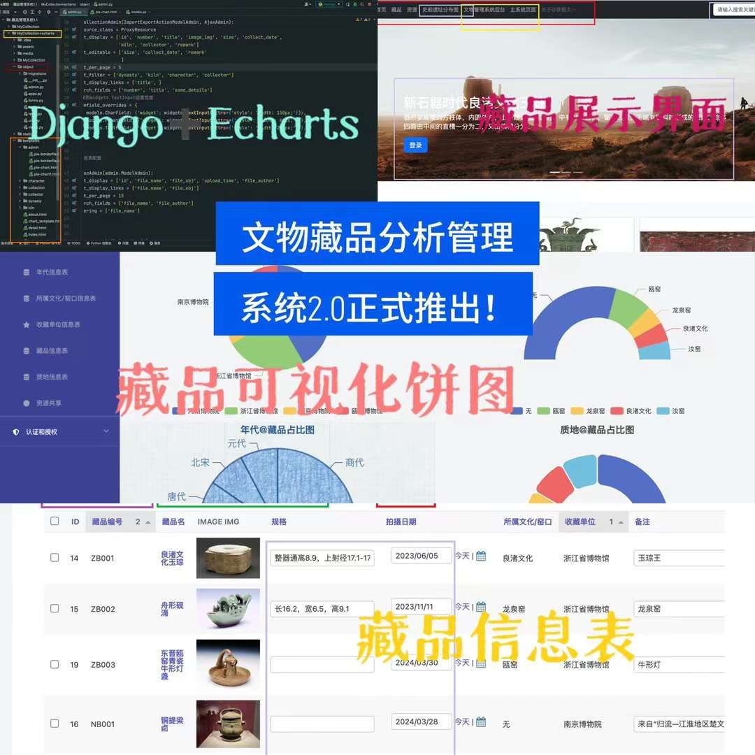 django数字文物藏品管理系统