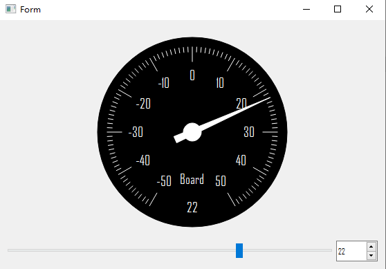 Qt仪表盘