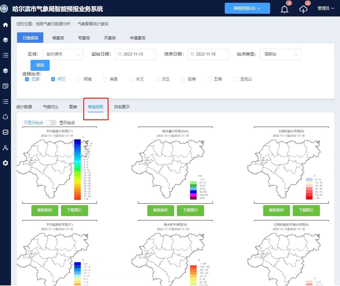 哈尔滨气象业务助手