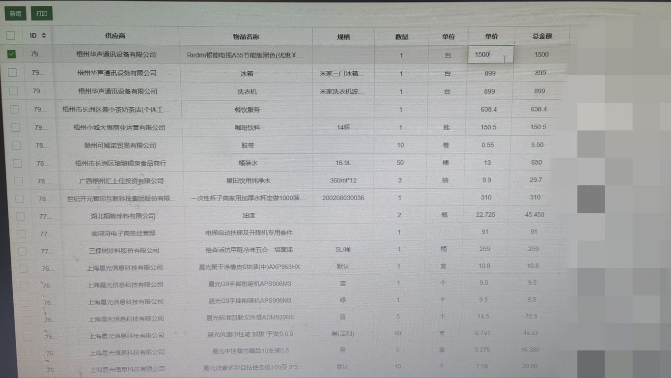 企业合同管理erp和仓储出入库管理